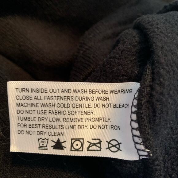 Orvis quarter zip fleece size women's large, black - Picture 5 of 6